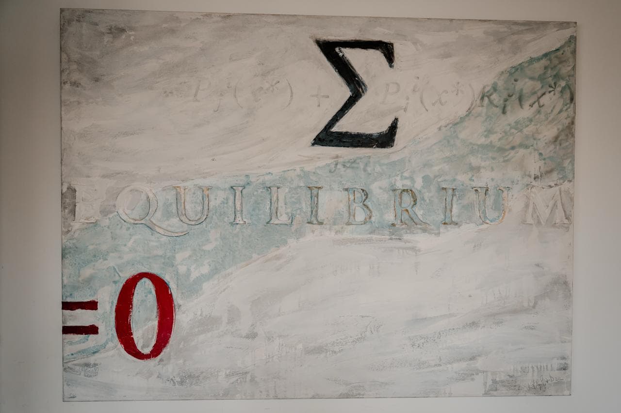 Schilderij Equilibrium - evenwicht in beeld